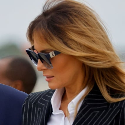 “Out of an abundance of caution”, first lady Melania Trump will not be travelling to Pennsylvania to appear with US President Donald Trump, her spokeswoman said on Tuesday. Photo: Reuters