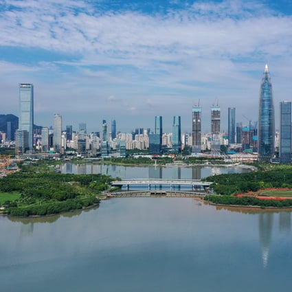 A view of the Nanshan district of Shenzhen, in China’s Guangdong Province. Photo: Xinhua