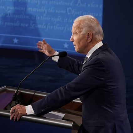 President Donald Trump and Democratic candidate Joe Biden spar in their first presidential debate on September 29. Photo: AP
