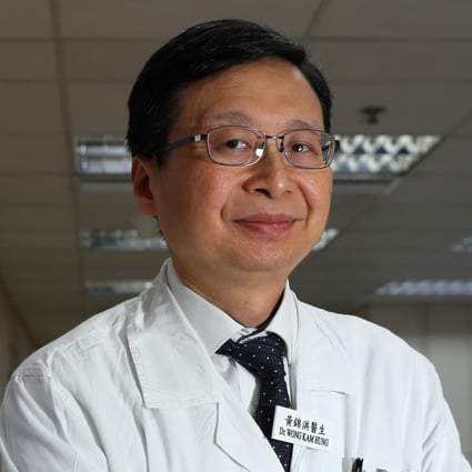 Dr Wong Kam-hung, director of Hong Kong Cancer Registry, at Queen Elizabeth Hospital in Yau Ma Tei. Photo: Edmond So