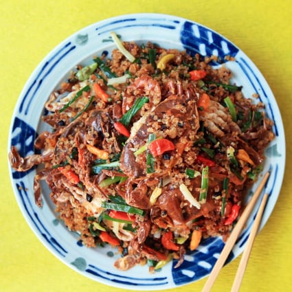 Susan Jung’s typhoon shelter soft shell crab. Photography: SCMP / Jonathan Wong. Styling: Nellie Ming Lee
