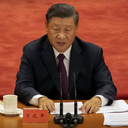 Chinese President Xi Jinping speaks. Photo: AP