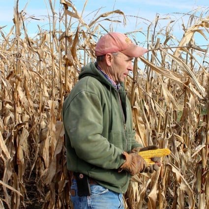 A corn and soybean farmer in Eldon, Iowa, in 2019. When running for president in 2016, Donald Trump enjoyed strong support from farmers. Photo: Reuters