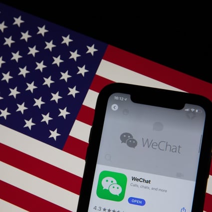 Tencent’s WeChat has an average of 19 million daily active users in the United States. Photo: EPA-EFE
