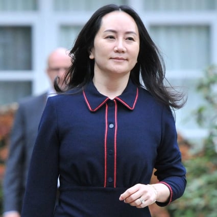 Meng Wanzhou leaves her Vancouver home on Tuesday before a hearing at the Supreme Court of British Columbia. Photo: AFP