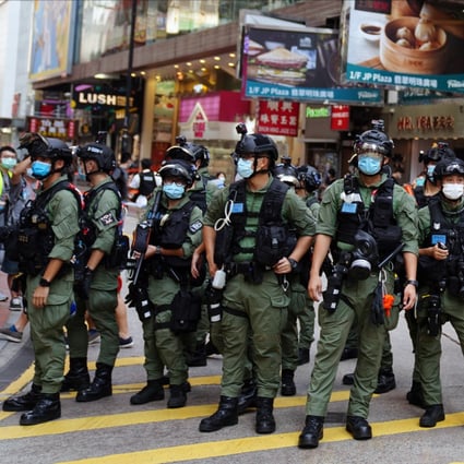 A new index by the US firm Gallup has found that people’s perceptions of personal security and their faith in police has plummeted. Photo: Sam Tsang