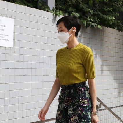 Tanya Chan arrives at Kowloon City Court. Photo: Edmond So