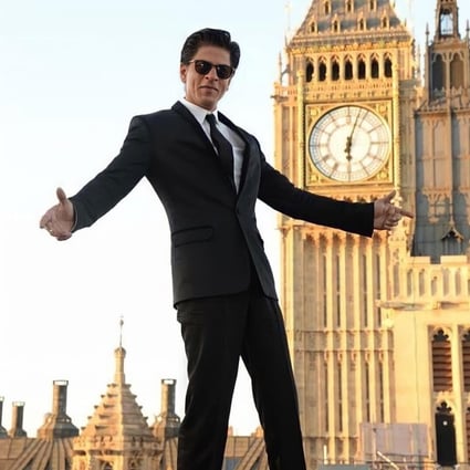 Bollywood star Shah Rukh Khan turns 55 on November 2 – seen here in his trademark pose. Photo: @srkking555/Instagram