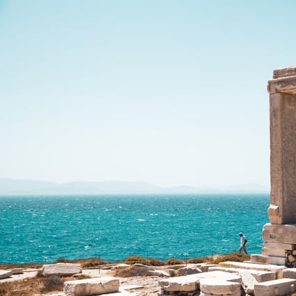Gateway to Greece – an ancient stone doorway known as Portara on Naxos island. Photo: Discover Greece
