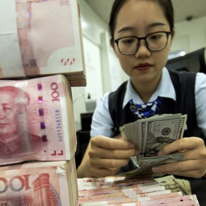 In the third quarter, the yuan appreciated 3.9 per cent, its best in more than a decade. Photo: Chinatopix via AP