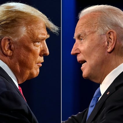 US President Donald Trump, left, and Democratic presidential candidate and former US Vice President Joe Biden. Photo: AFP