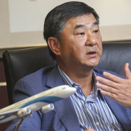 Bill Wong, boss of Shenzhen-based Donghai Airlines, talks with the Post about his new Hong Kong-based venture. Photo: K. Y. Cheng