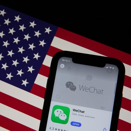 WeChat on a phone, in Beijing, China, 21 September 2020. Photo: EPA-EFE