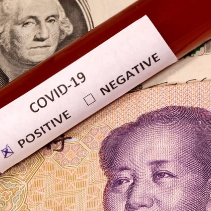 The US’ and China’s stimulus responses to the pandemic have resulted in a widening of interest rate differentials between the countries that lures foreign capital to renminbi bonds. Photo: Reuters