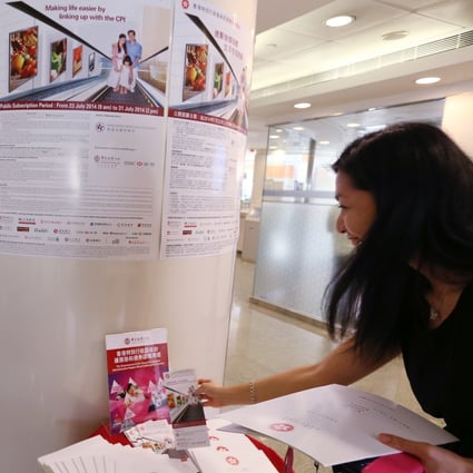 An iBond promotion at a Bank of China (Hong Kong) branch in Central. Photo: SCMP