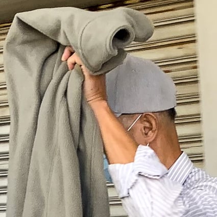 Cheung Chau resident Cheung Kwok-ying, 69, leaving Eastern Court on Thursday. Photo: Jasmine Siu