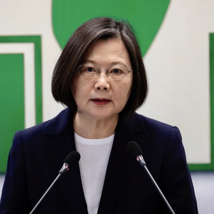 Taiwan’s presidential office says Tsai Ing-wen will offer her congratulations to the winner of the US election once it has been decided. Photo: EPA-EFE