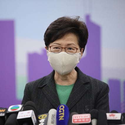 Carrie Lam says Hong Kong is a place that exercises the rule of law. Photo: Simon Song