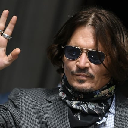 Actor Johnny Depp arrives at his libel trial against News Group Newspapers (NGN), at the High Court in London. Photo: AFP