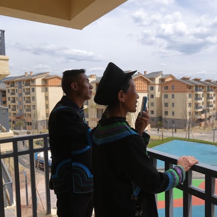 Millions of Chinese have been lifted out of poverty, but not all of them like their new homes. Photo: Xinhua