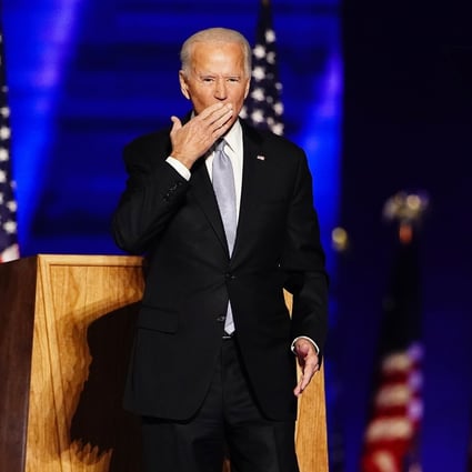 Us Election 2020 Joe Biden Calls For Healing Unity In First Speech As Us President Elect South China Morning Post