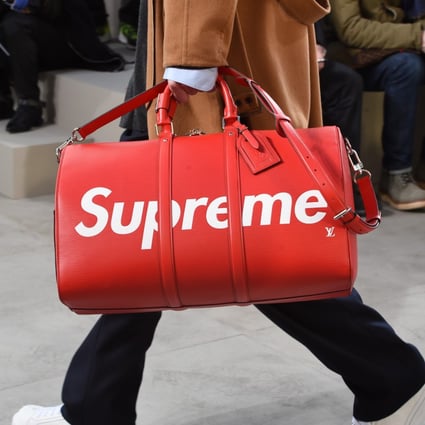 Louis Vuitton's autumn-winter 2017 New York-inspired menswear collection features products in collaboration with streetwear brand Supreme. Photo: Louis Vuitton
