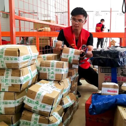 In the first three quarters of 2020, online sales in China grew 15.1 per cent compared with a year earlier. Photo: Weibo