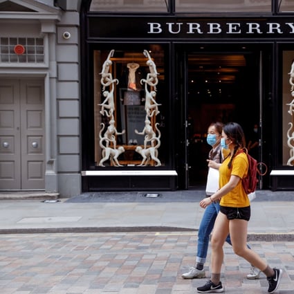 Burberry is famous for its trench coats and check patterns. Photo: Reuters