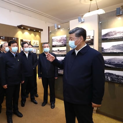 Chinese President Xi Jinping visits Nantong Museum in Nantong, Jiangsu province, on Thursday. Photo: Xinhua