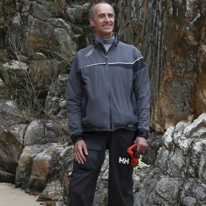 Brian Henderson enjoying the outdoors in Hong Kong. Henderson battled mental illness for two years, and recently founded Whole Business Wellness to promote good mental health for people and organisations. Photo: Jonathan Wong