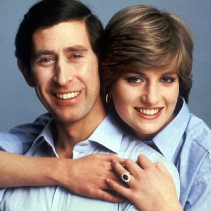 Lady Diana Spencer wears her famous sapphire engagement ring in an informal portrait with Prince Charles in 1981. Photo: Reuters