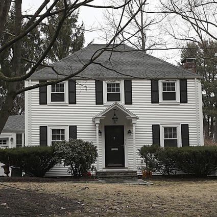 A house that once belonged to ex-Harvard fencing coach Peter Brand in Needham, Massachusetts. Photo: The Boston Globe via AP