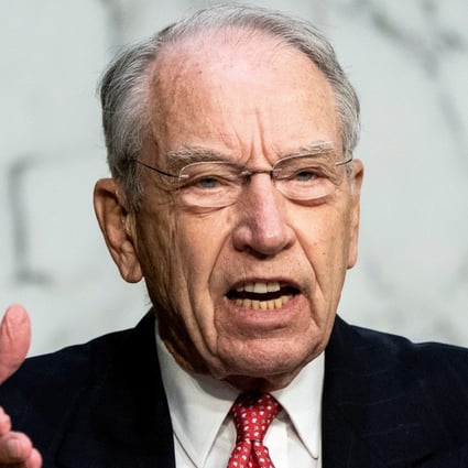 US Senator Chuck Grassley speaks during a Senate Judiciary Committee hearing on Capitol Hill in October. Photo: Reuters