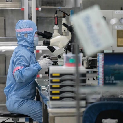 China, the world’s biggest importer of integrated circuits, has sought to reduce its dependence on imports amid concerns over supply disruptions due to geopolitical tensions with the United States. Photo: AFP