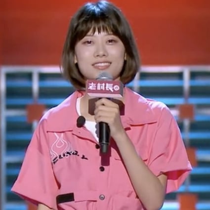 Several mainland Chinese female stand-up comics have shot to fame this year, including factory worker Zhao Xiaohui. Photo: YouTube