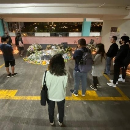 Univesity student Alex Chow fell from one floor onto another at a Tseung Kwan O car park during a police clearance of anti-government protesters in adjacent areas last year. Photo: Handout
