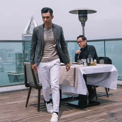 Pakho Chau (left) and Ken Chan in a still from The Infernal Walker (category IIB; Cantonese), directed by Wong Ka-fai.