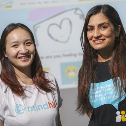 Coolminds project manager Cecilia Yiu and programme coordinator Nanki Luthra. Photo: May Tse