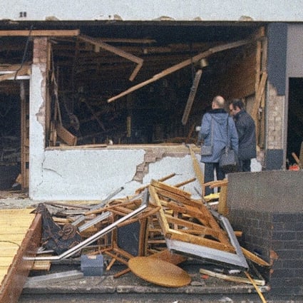 The Mulberry Bush pub in Birmingham, England is seen the day after a terrorist bomb exploded there in November 1974. Photo: AP
