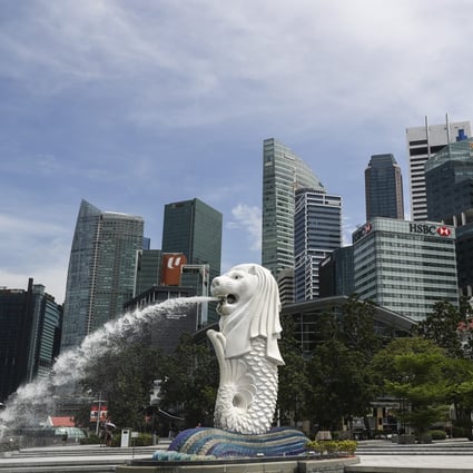 The skyline of Singapore’s financial district as seen from the Marina Bay area. The city state is capitalising on its status as a regional financial hub by offering incentives to lure family offices. Photo: AP