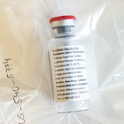 An ampule of Gilead Sciences' Covid-19 antiviral remdesivir. File photo: Reuters