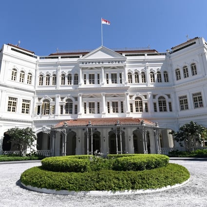 Raffles Hotel in Singapore is one of the places there offering the best deals for Hongkongers taking advantage of the travel bubble. Photo: AFP