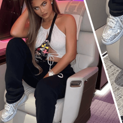 Opaco niebla madera Kylie Jenner is a sneakers girl who sports Swarovski crystal Nike Dunk Lows  – get on trend with 5 blinged-out shoes by Alexander McQueen, Dolce &  Gabbana and more | South China