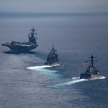 The US navy secretary said a fleet was needed “where it would be extremely relevant if, God forbid, we were to ever to get in any kind of a dust-up”. Photo: AFP/US Navy