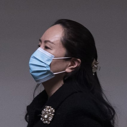 Huawei Technologies’ chief financial officer Meng Wanzhou arrives at the Supreme Court of British Columbia in Vancouver on Friday. Photo: AP