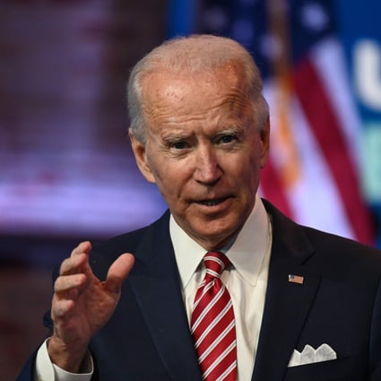 Joe Biden may try to take advantage of negative views towards China, the head of a Shenzhen think tank says. Photo: AFP
