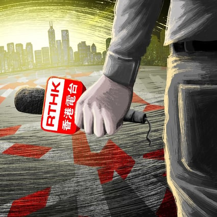 RTHK has found itself at the centre of a debate over its role in society. Illustration: Lau Ka-kuen
