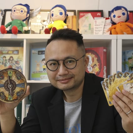 Thomas Wong Chung-hang runs the People on Board, a social enterprise intended to use the power of play to bring people together and which has donated more than 2,000 boxes of board games to eight social welfare organisations for them to pass onto low-income families. Photo: K.Y. Cheng