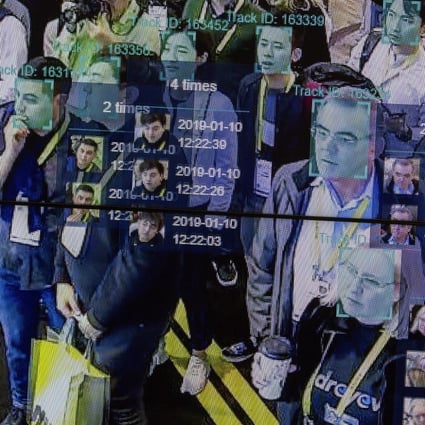 A live demonstration uses AI and facial recognition in dense crowd spatial-temporal technology at the Horizon Robotics exhibit at the Las Vegas Convention Center during CES 2019 in Las Vegas on January 10, 2019. Photo: AFP