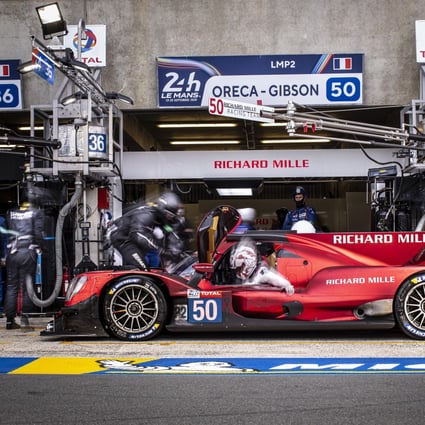 The Richard Mille Racing Team makes a pit stop during the 88th edition of the 24 Hours of Le Mans race in September. Photo: François Flamand / DPPI